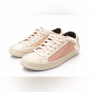 Like New! $295 P448 Women's Pink Sparkle Sneakers sz 40 9/10